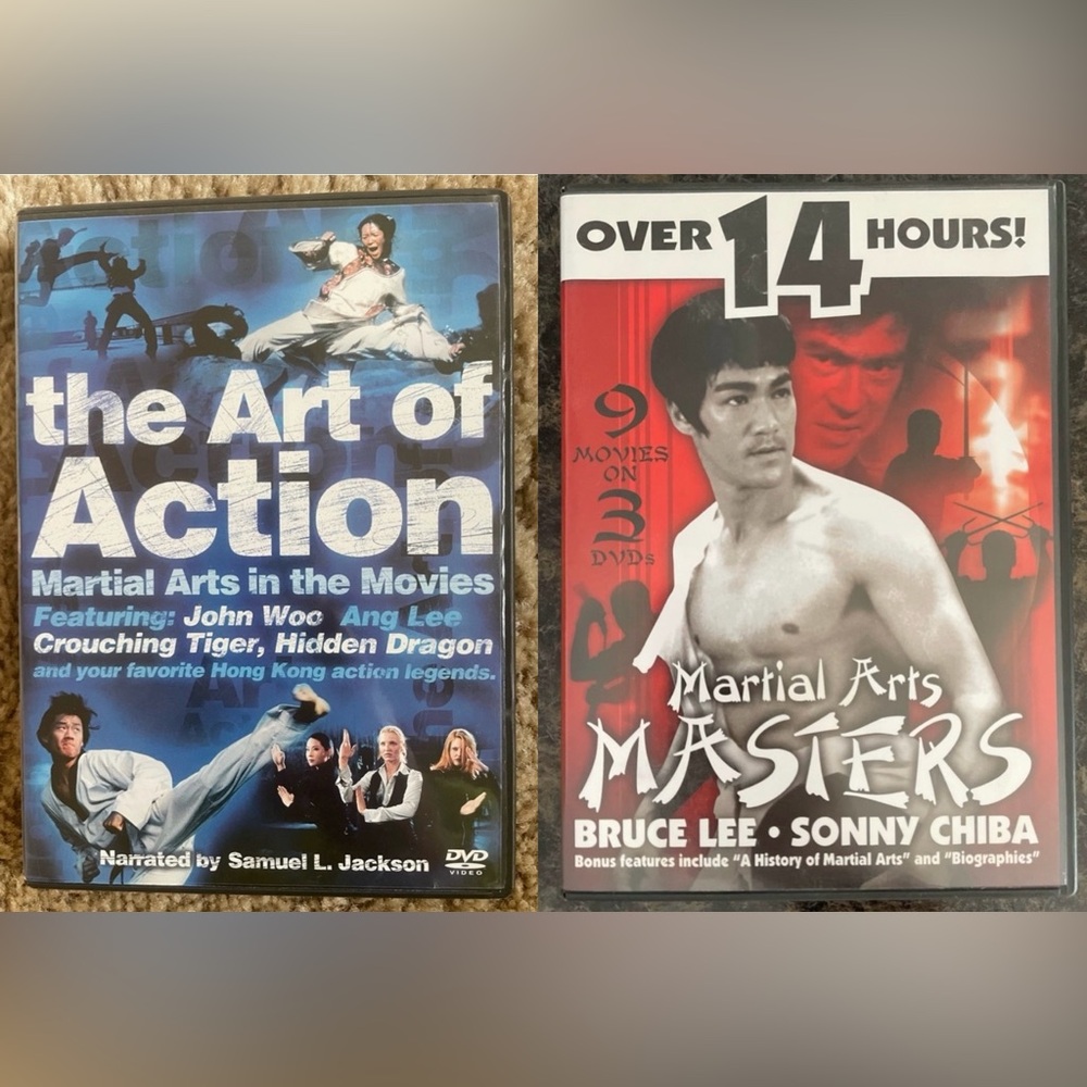 The Art of Action: Martial Arts in the Movies; & Martial Arts Masters DVD Bundle